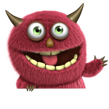 şirin tüylü yaratık