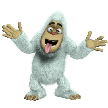 deli beyaz yeti