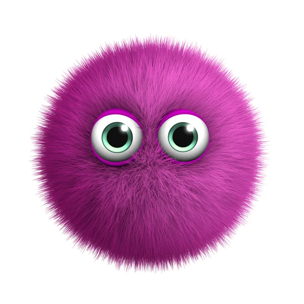 Furry pink monster — Stock Photo, Image