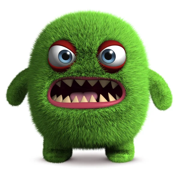 Cute furry monster — Stock Photo, Image