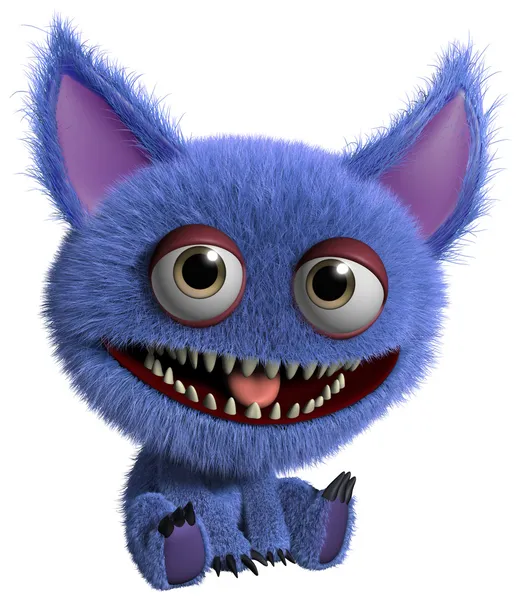 Furry gremlin — Stock Photo, Image