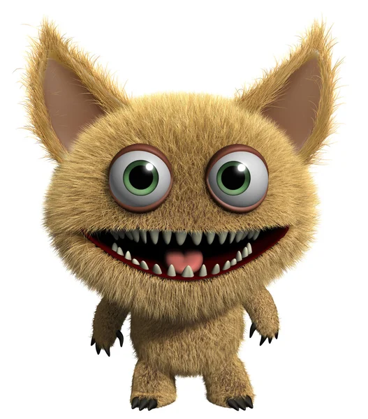 Harige gremlin — Stockfoto