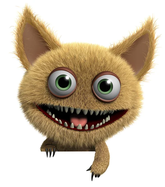 Harige gremlin — Stockfoto