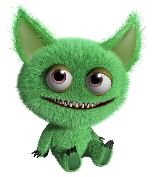 Furry gremlin — Zdjęcie stockowe