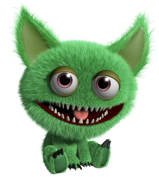 Green troll — Stock Photo, Image