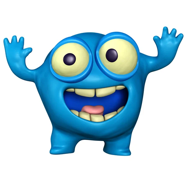 Blue monster — Stock Photo, Image