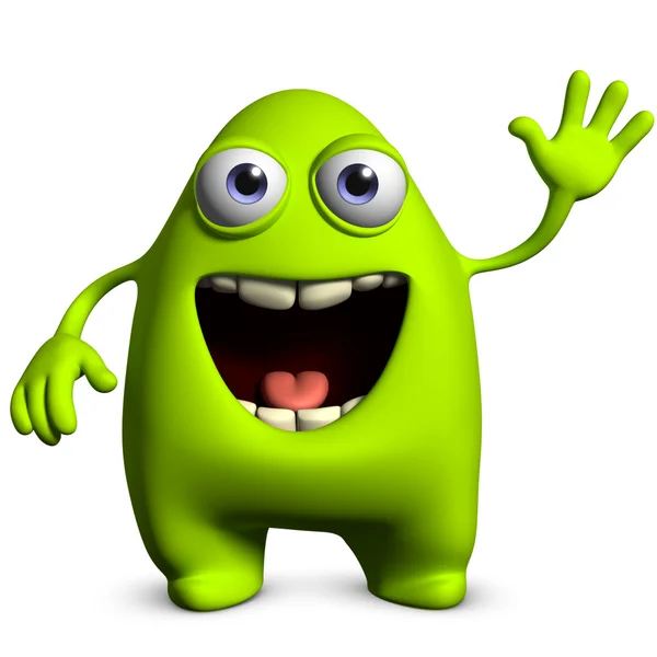 Cartoon Alien — Stockfoto