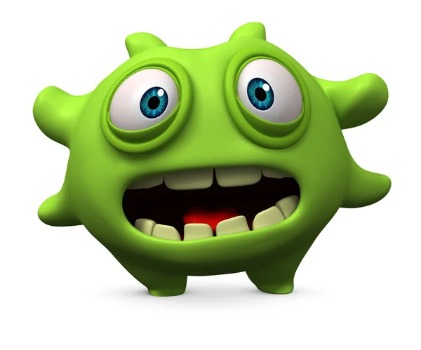 Green virus — Stock Photo, Image