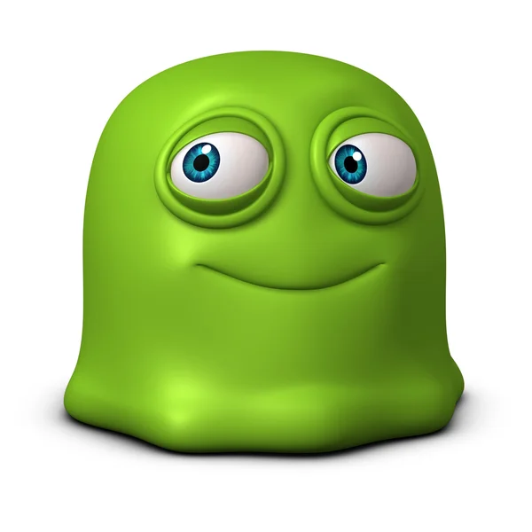 Groene alien — Stockfoto