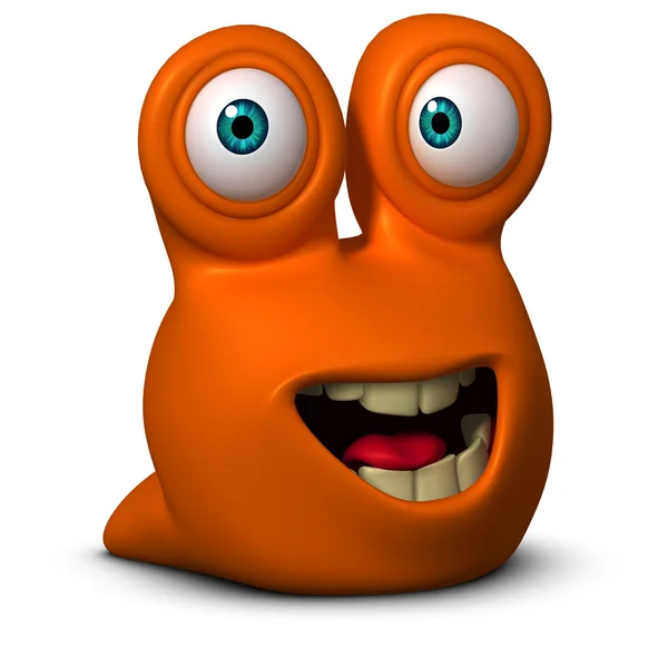 Cartoon worm — Stockfoto