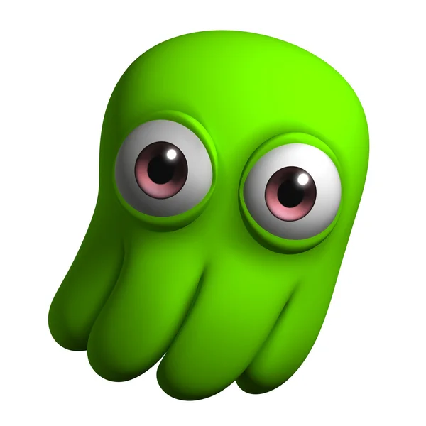 Groene octopus — Stockfoto