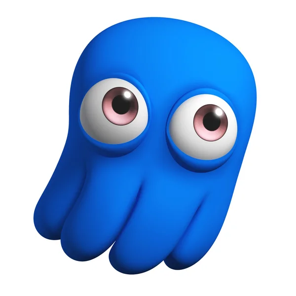 Blue octopus — Stock Photo, Image