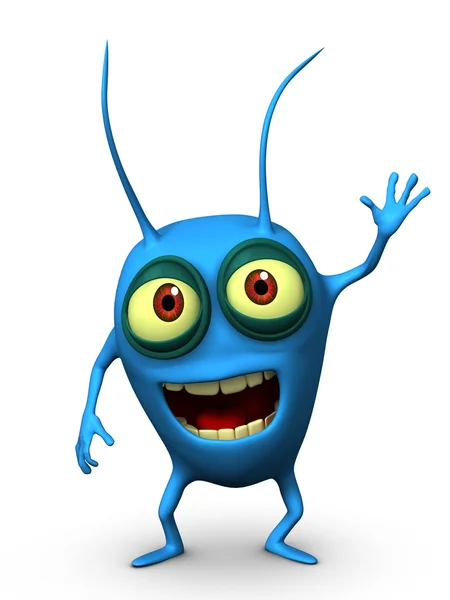 Mavi Hamam böceği — Stok fotoğraf