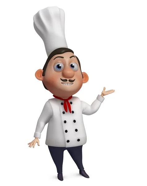 Chef 3D — Foto de Stock