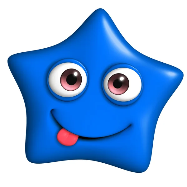 Blue star — Stock Photo, Image