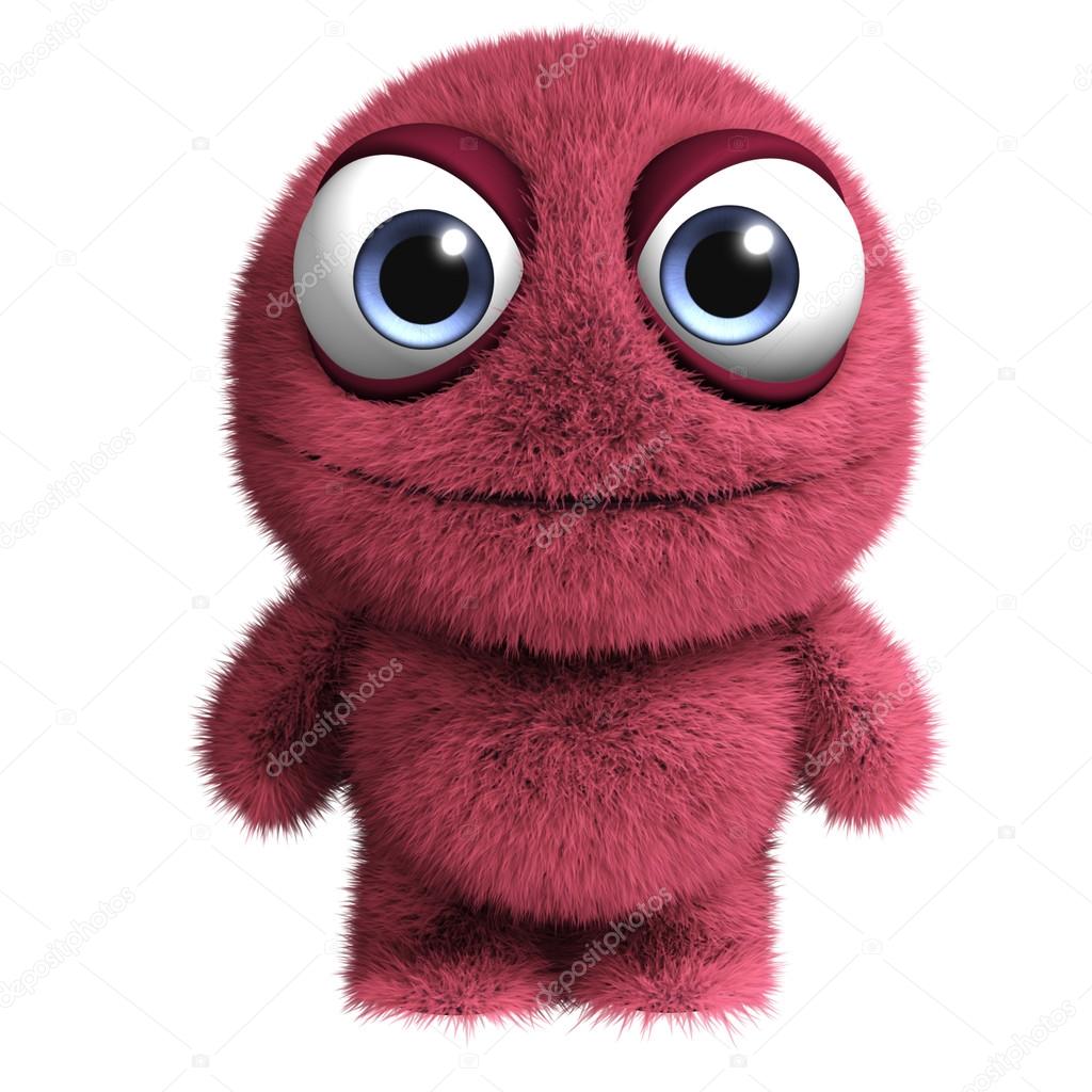 cute red monster