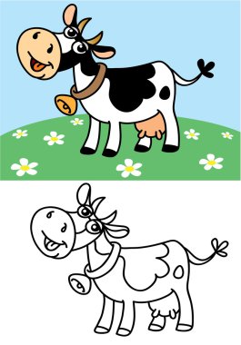karikatür inek
