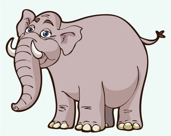 Cartoon elephant — Stock Vector