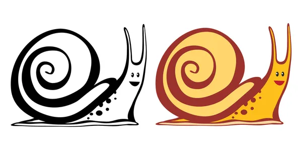 Caracol — Vector de stock