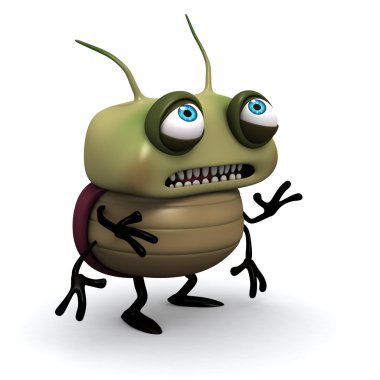 üzgün yeşil böcek