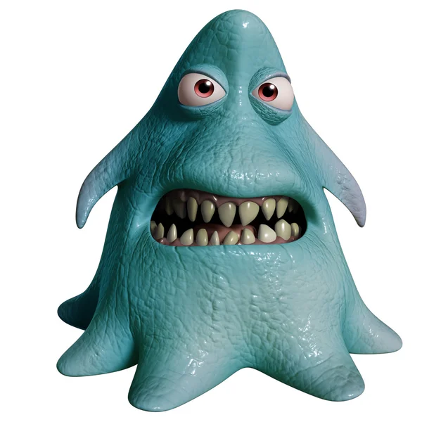 3D karikatür ahtapot mutant