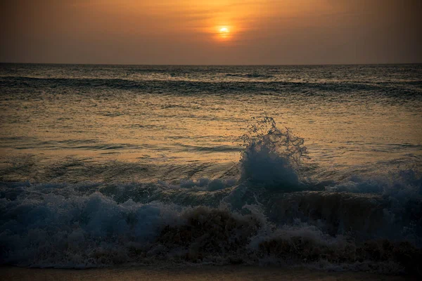 Pôr Sol Oceano Verão Férias — Fotografia de Stock