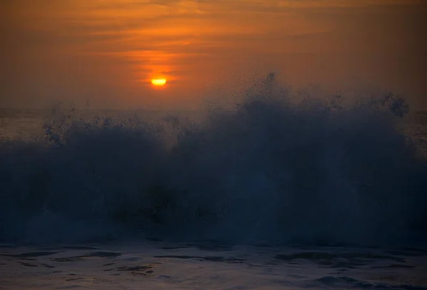 Puesta Sol Mar — Foto de Stock