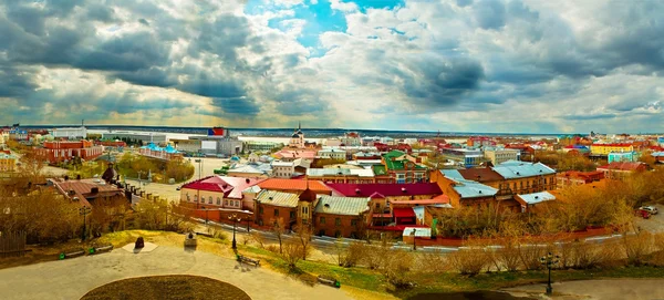 O panorama da cidade de Tomsk (Rússia ) Fotos De Bancos De Imagens