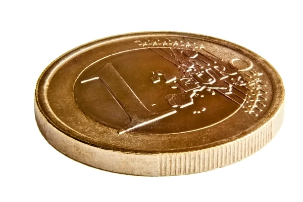 Ein-Euro-Münze — Stockfoto