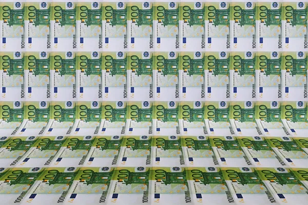Antecedentes con billetes en euros — Foto de Stock