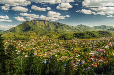 turochak Köyü panorama