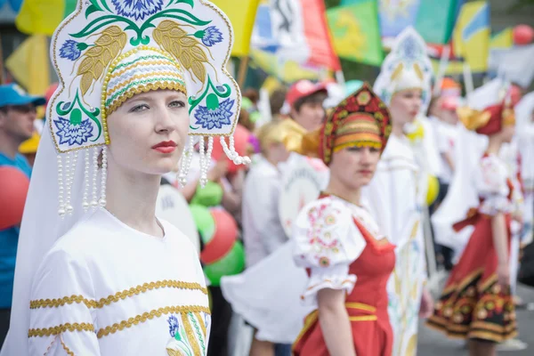 Tatarsk, Rusland: 27 juni 2013 - de cultuur Olympische competitio Stockafbeelding