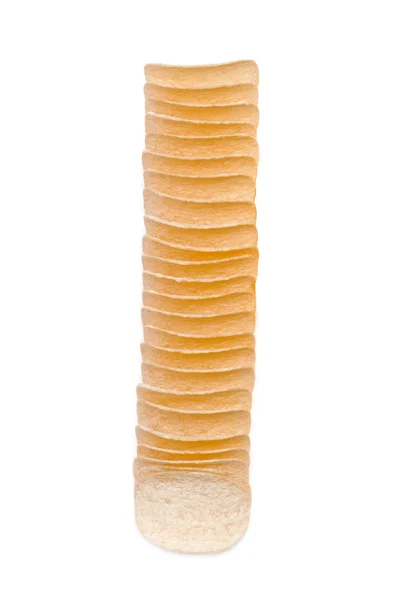 Letter I composed of chips — Stock Photo, Image