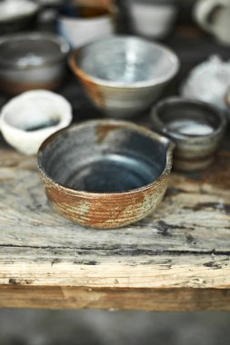 seramik kahve fincanı bulanık sırtüstü