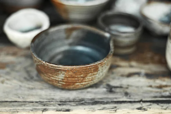 Ceramic Coffee Cup Blur Backgroun — Stock Photo, Image