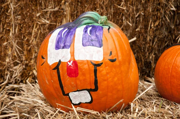 Cara de calabaza — Foto de Stock