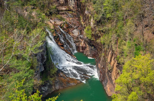 Hurrikaani Falls Tallullahin Rotkon Kansallispuistossa Georgia — kuvapankkivalokuva