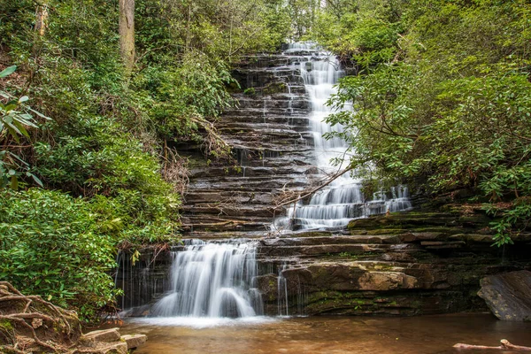 佐治亚州拉本县的天使瀑布 — 图库照片