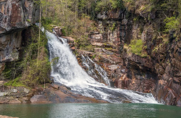 Orkaan Watervallen Tallullah Gorge State Park Georgië — Stockfoto