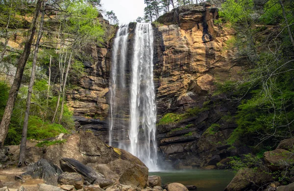 Cascate Del Cacao Toccoa Falls Georgia — Foto Stock