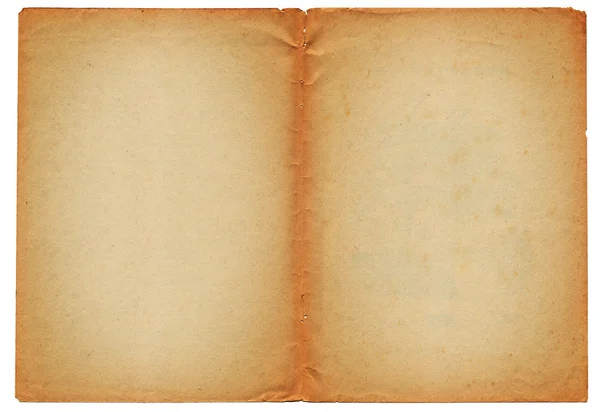 2 つの空白の古代ページ背景 — ストック写真