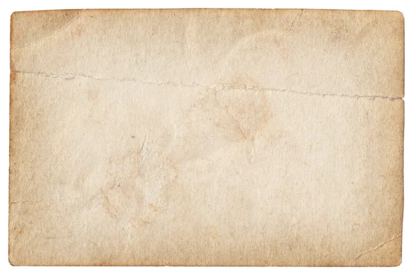 Beyaz arka plan üzerinde izole boş vintage fotoğraf kağıdı