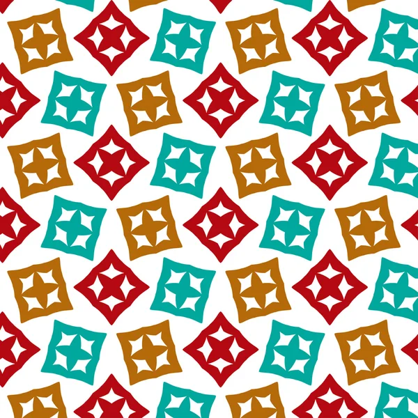 Squares seamless pattern, modern stylish texture, repeating geometric tiles. — 스톡 사진