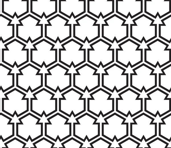 Triângulos e losangos, em preto e branco — Fotografia de Stock
