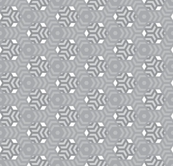 Hexagones, blanco y negro abstracto geométrico inconsútil palmadita — Foto de Stock