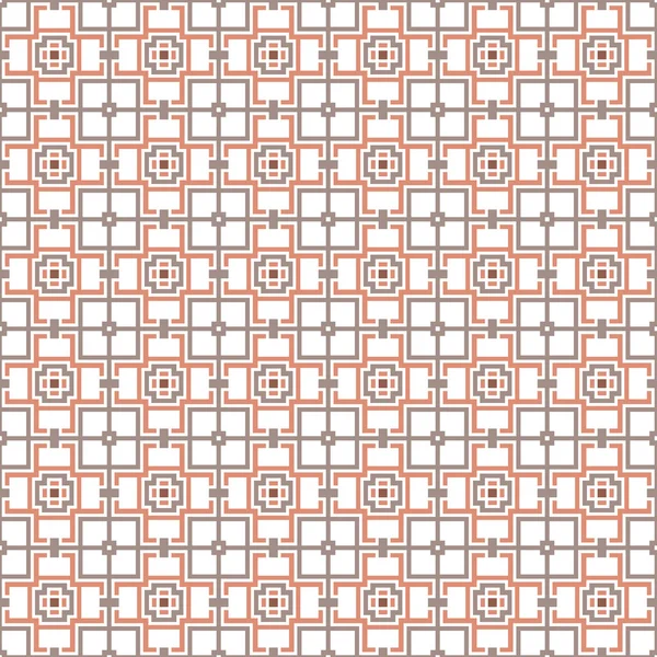 Squares and crosses, abstract geometric seamless pattern. — Stock Photo, Image