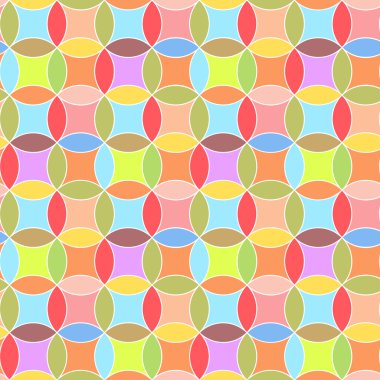 Circles, Abstract Seamless Pattern.
