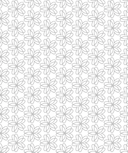 Flowers, Abstract Seamless Pattern. — 图库照片