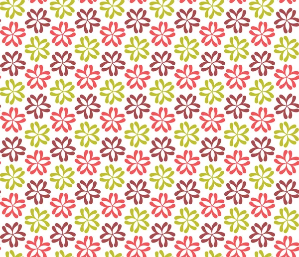 Flowers, Abstract Seamless Pattern. — Stock fotografie