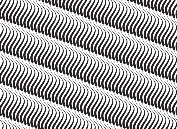 Schwarz-weiße abstrakte geometrische nahtlose Muster. — Stockfoto